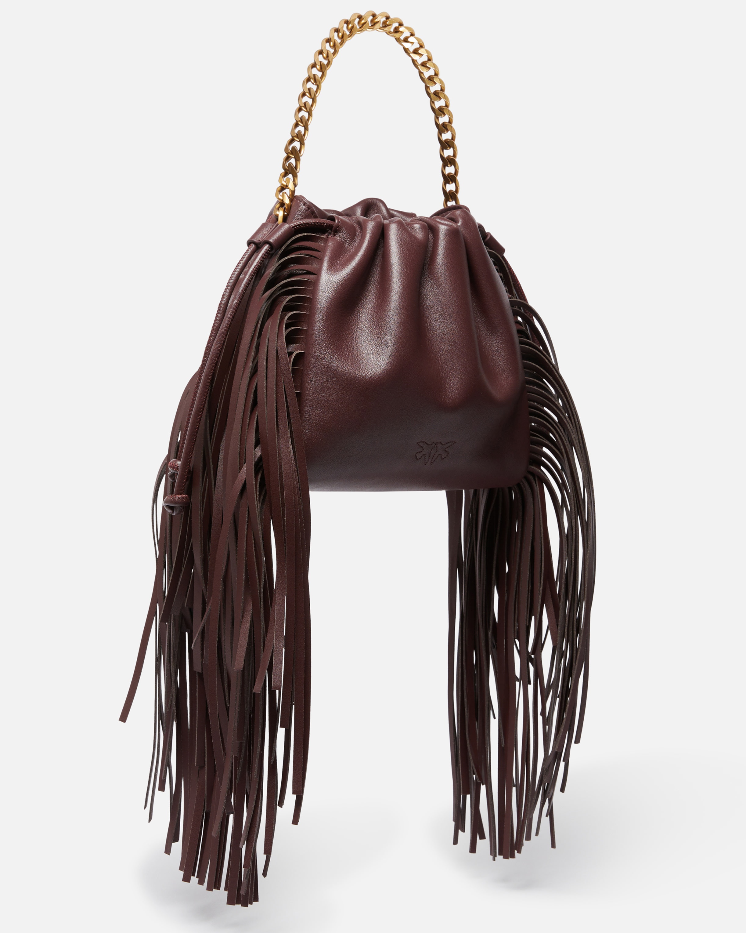 SOFT LEATHER BAG WITH FRINGES - 2
