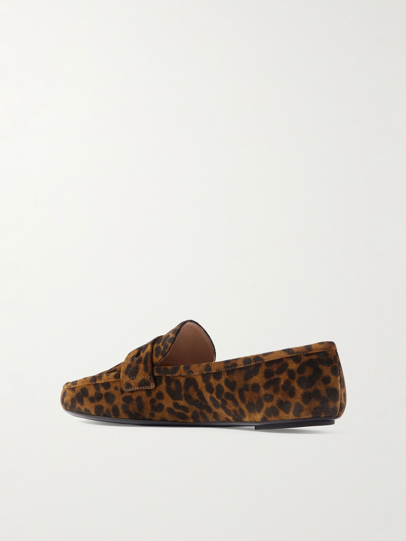 Giorgia leopard-print suede loafers Leopard print - 3
