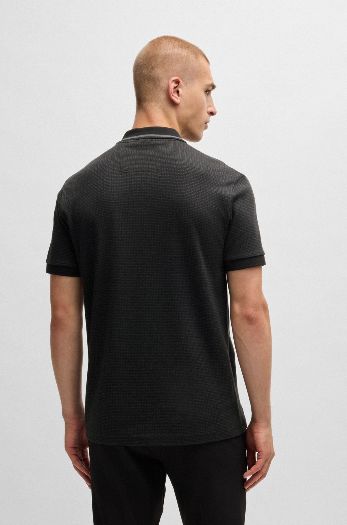 PADDY POLO SHIRT IN COTTON JACQUARD - 5