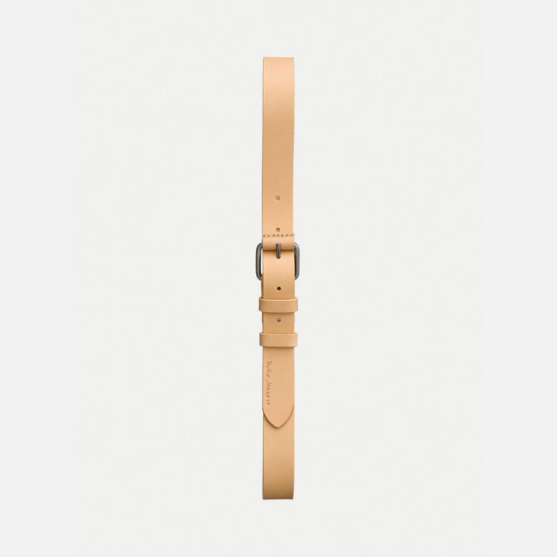 Dwayne Leather Belt Natural - 3