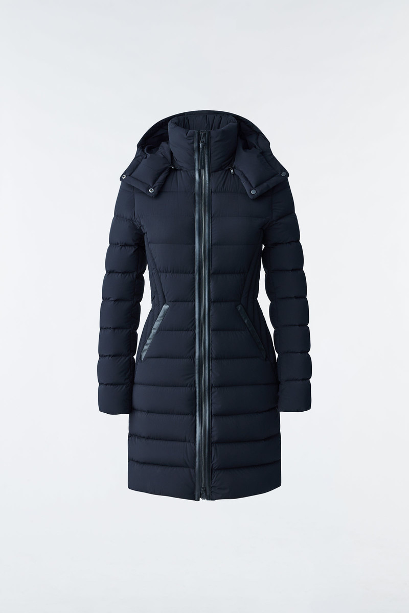 FARREN Agile-360 stretch light down coat with removable hood for ladies - 1