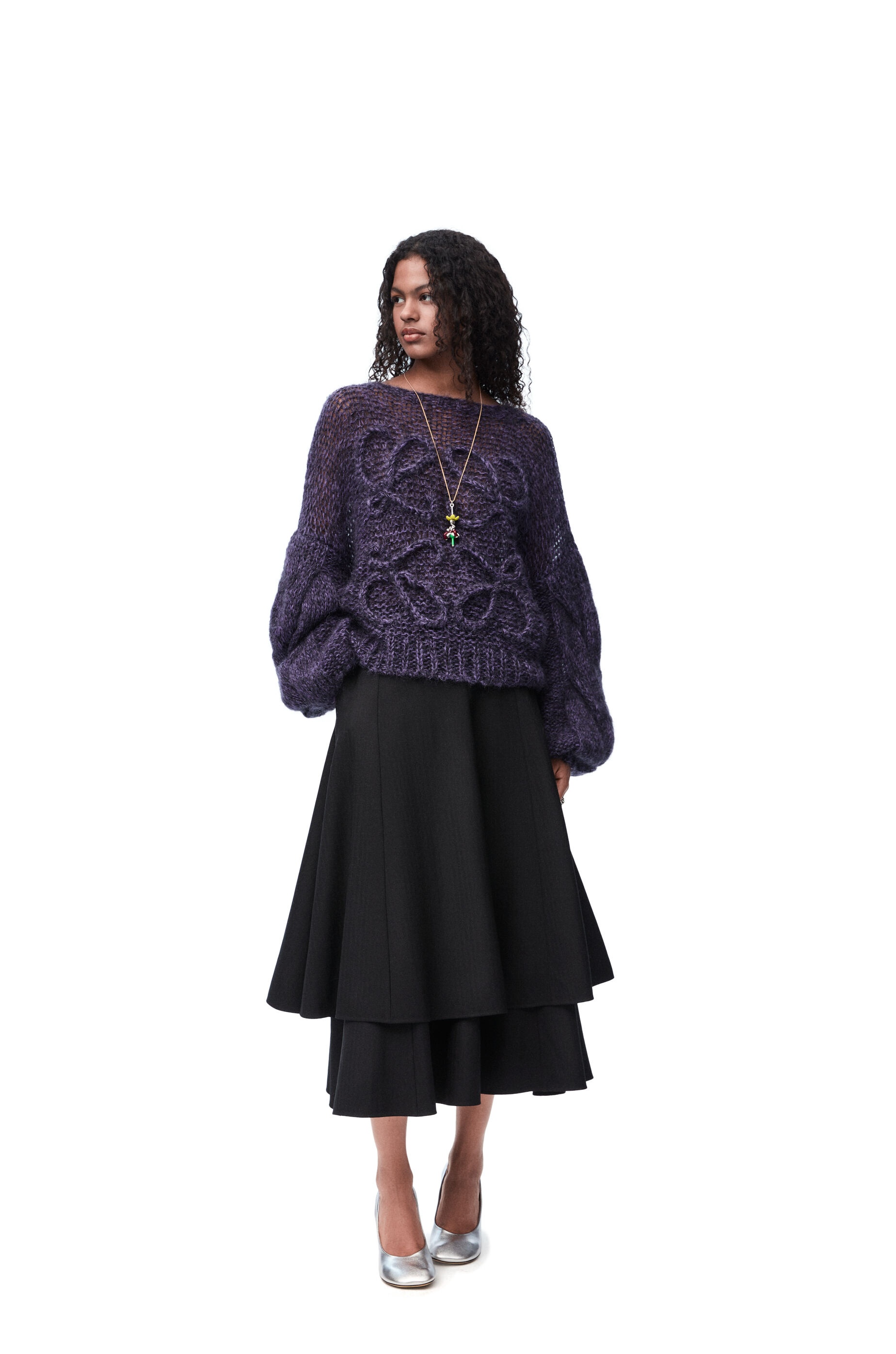 Anagram sweater in mohair blend - 2