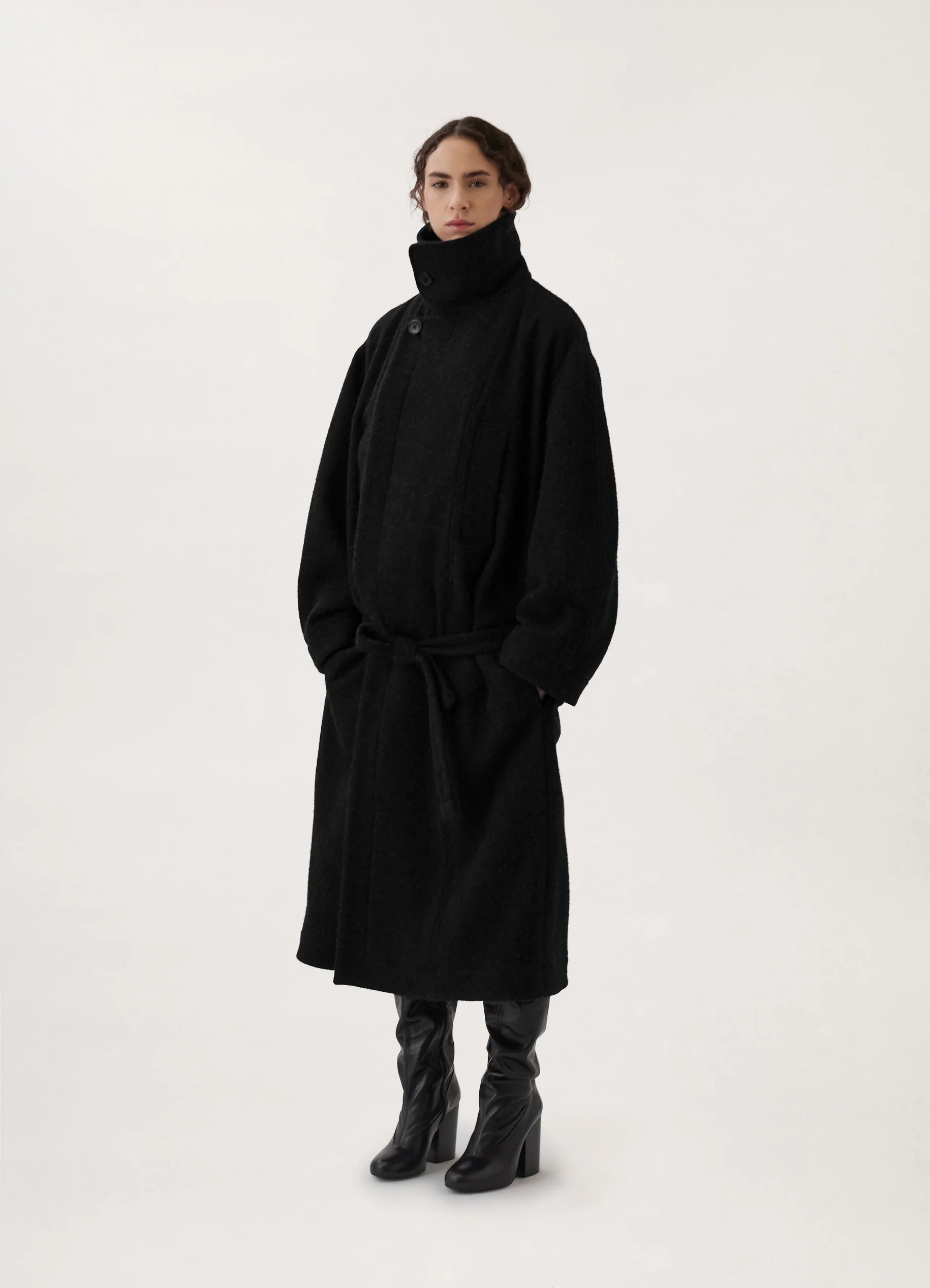 BATHROBE COAT
SOFT ALPACA WOOL - 5