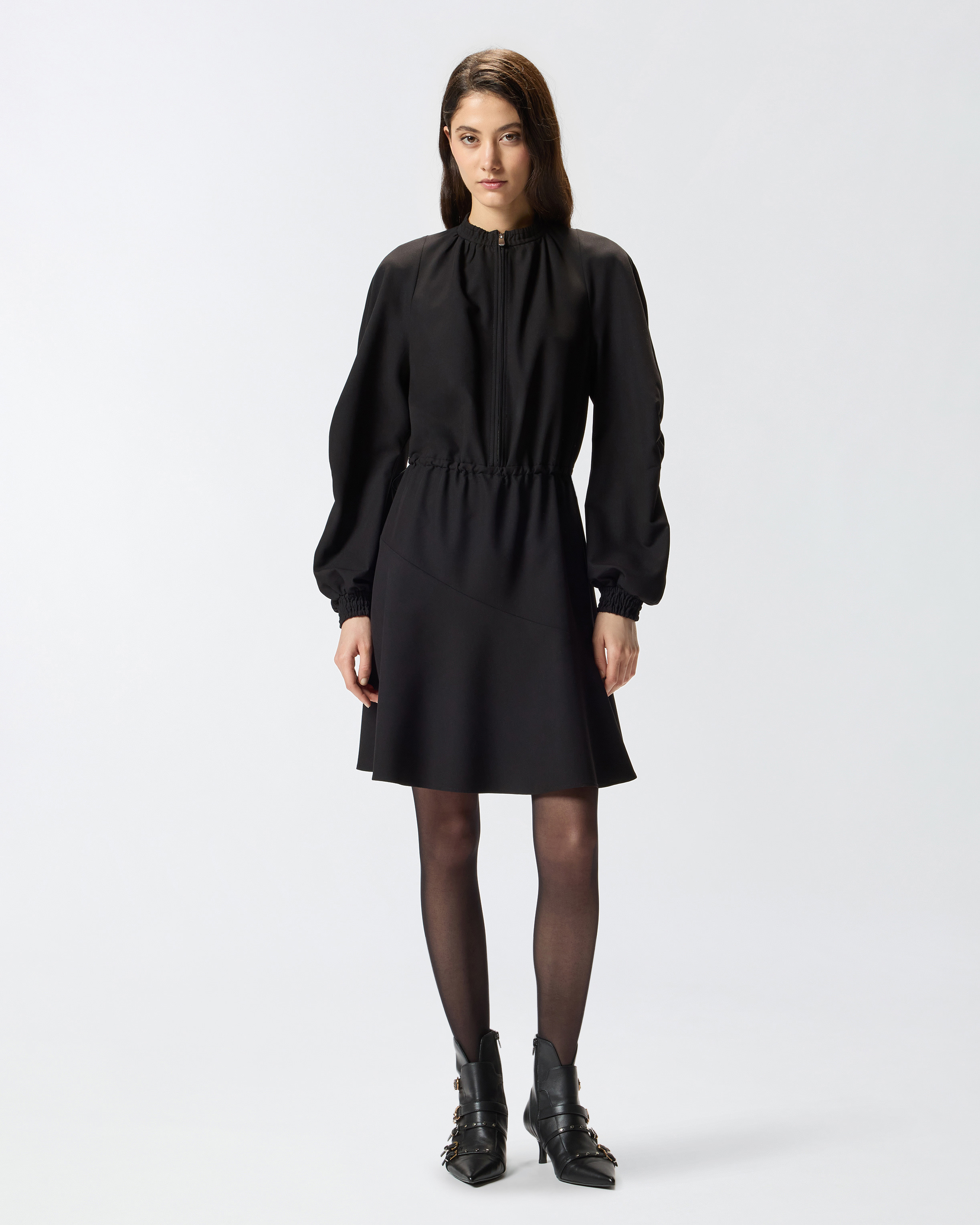 MINI DRESS WITH METAL ZIP - 3