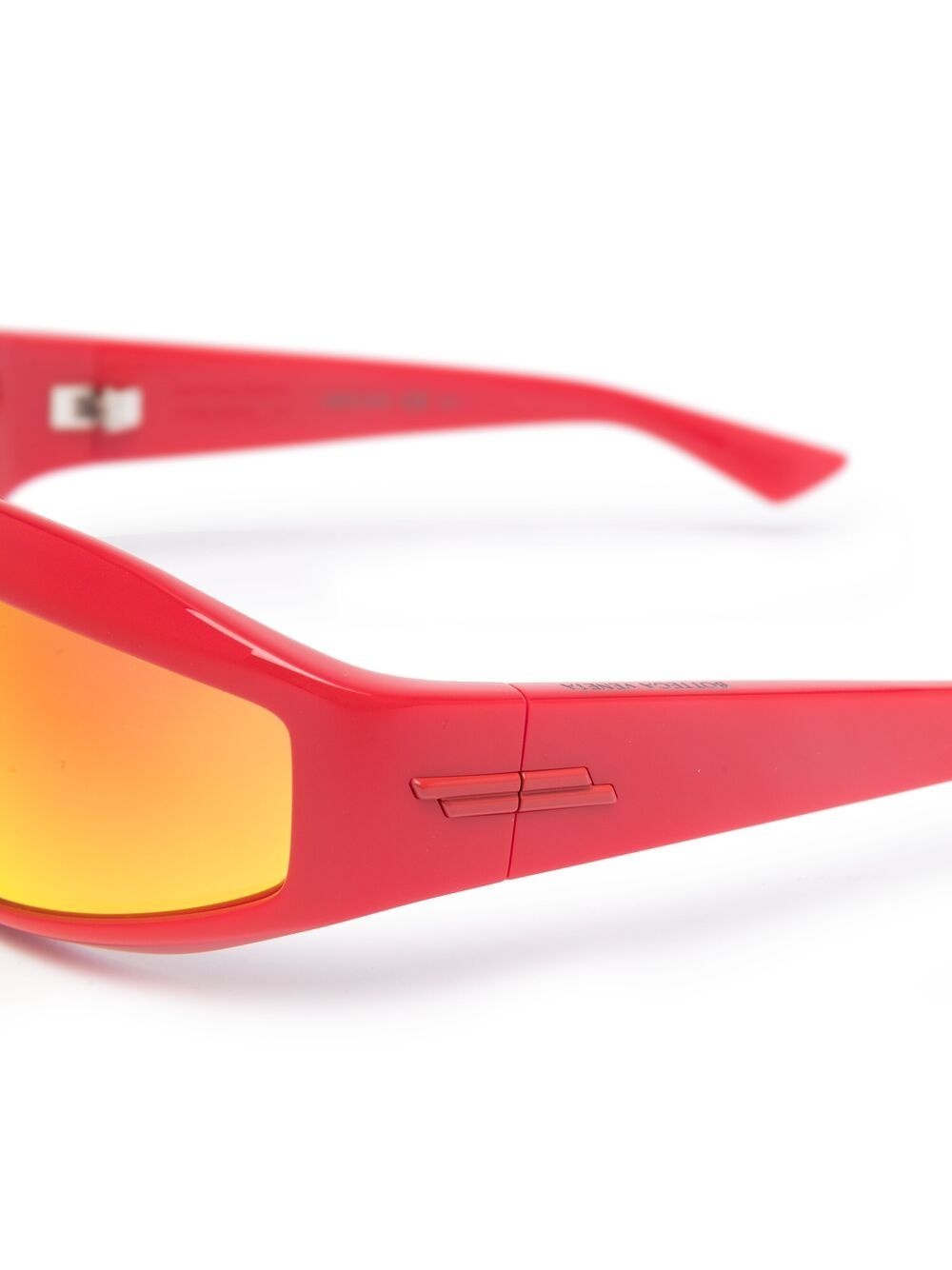 rectangle-frame mirrored sunglasses - 3