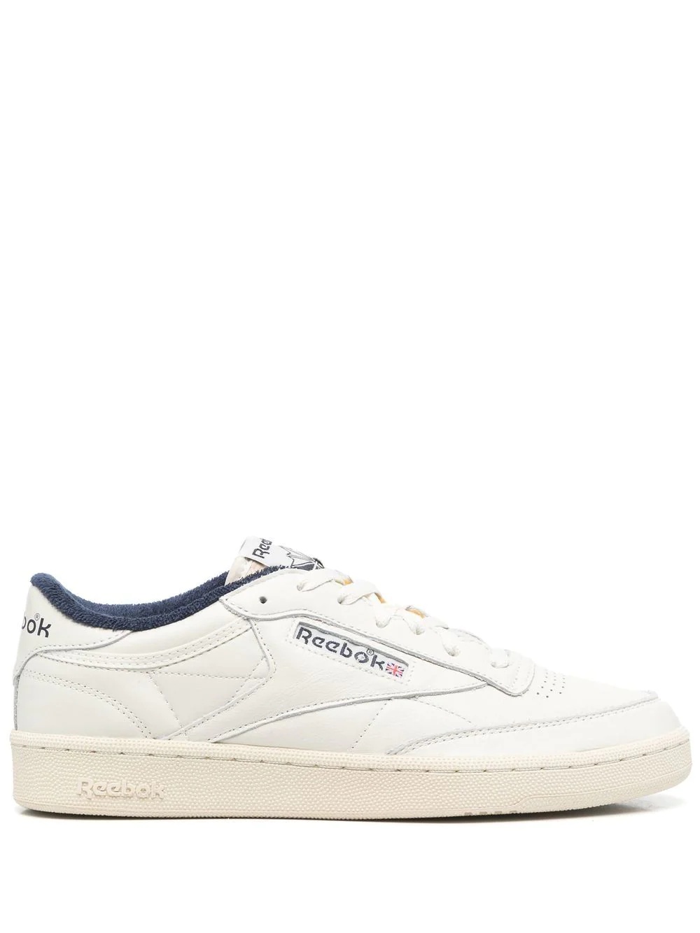 logo-patch low-top sneakers - 1