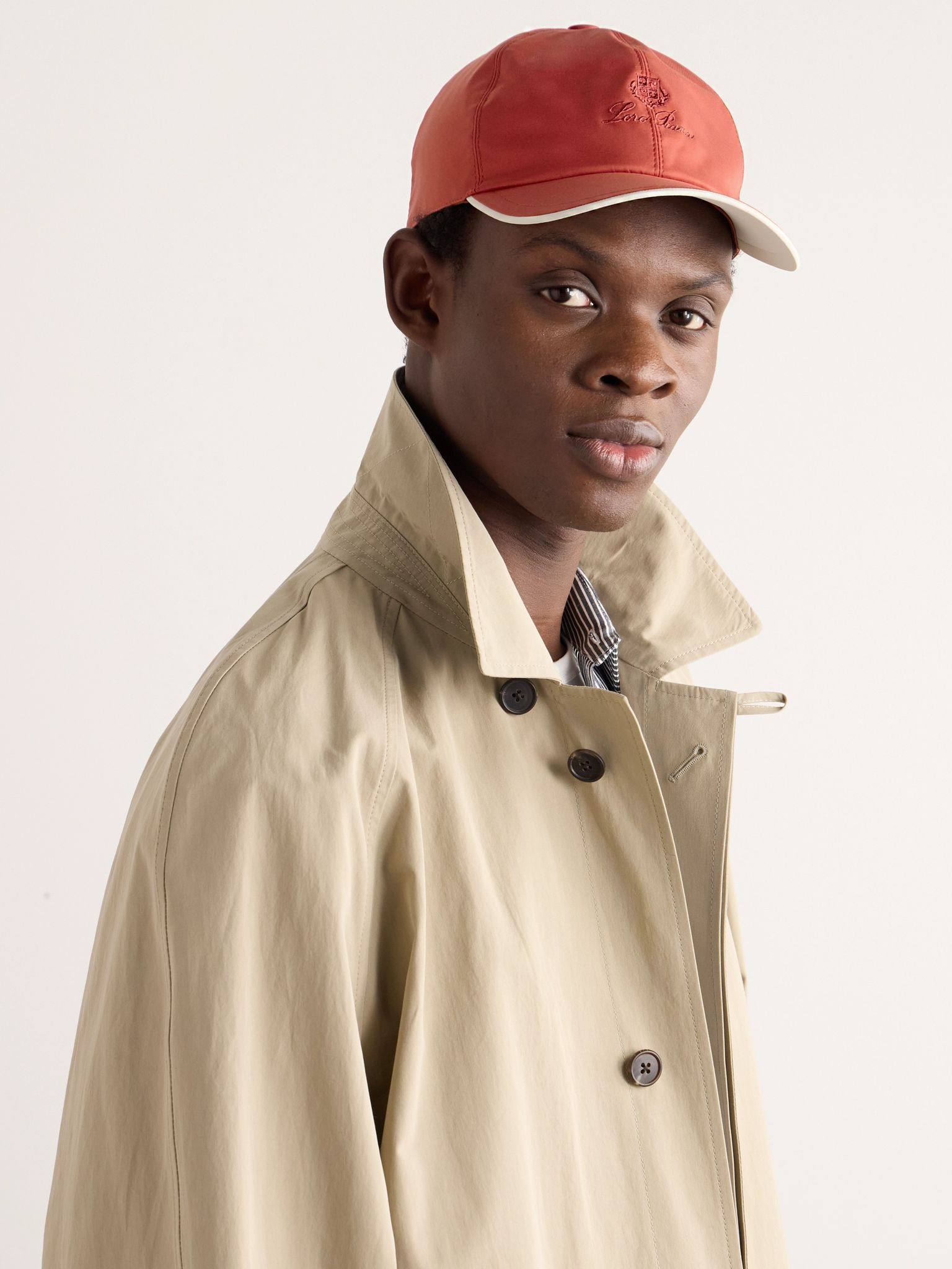 Logo-Embroidered Storm System® Shell Baseball Cap Orange - 2