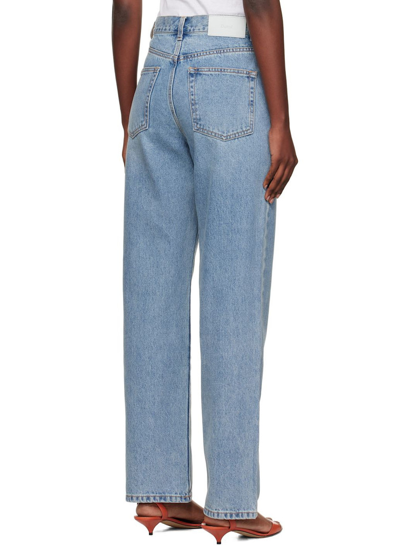 Blue Essential Straight Full Length Jeans 3