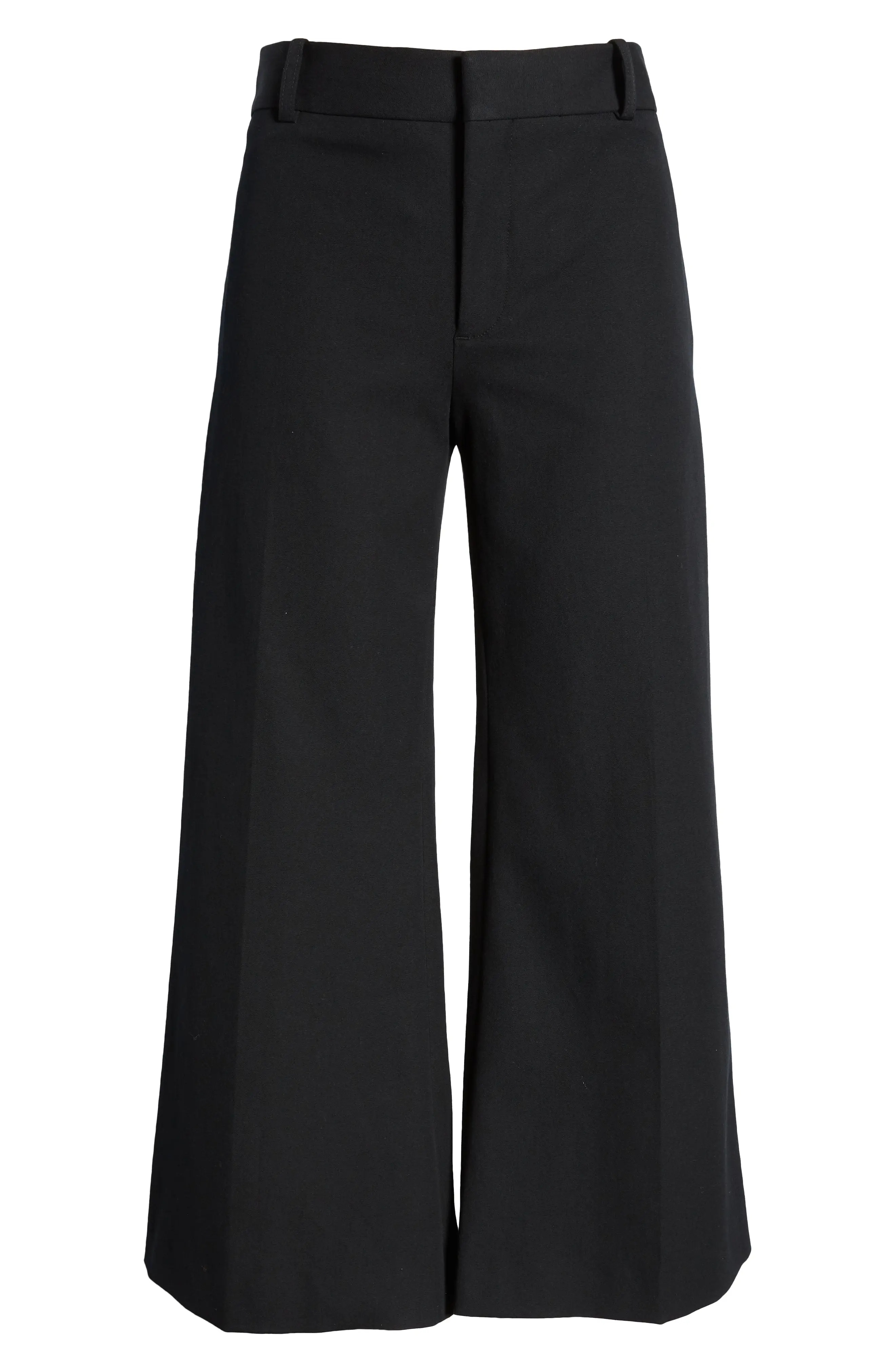 Le Crop Palazzo Wide Leg Trousers - 5