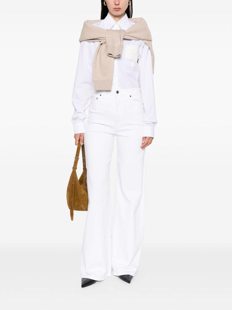 N°21 lace-pocket cotton shirt outlook