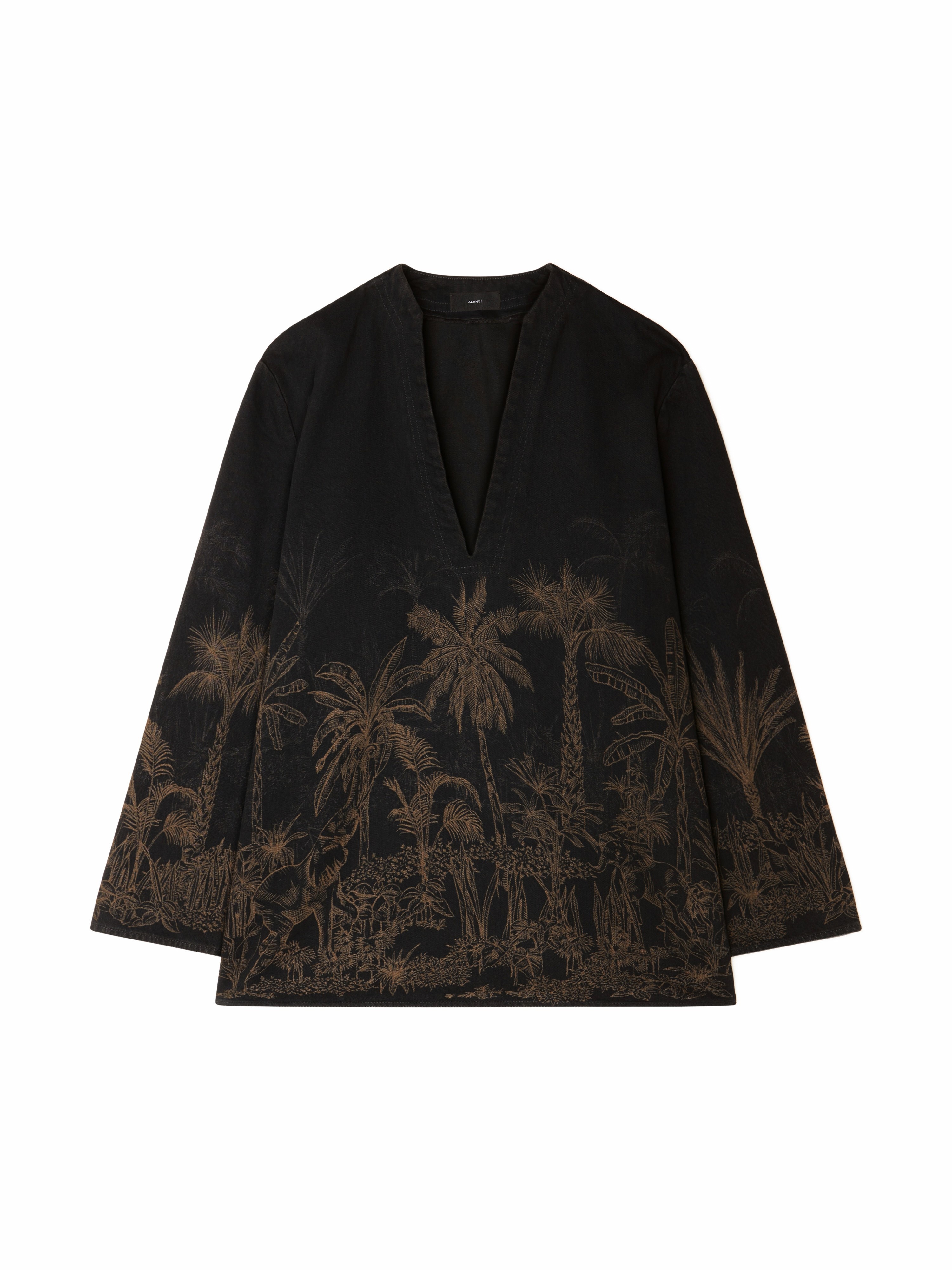 Jungle Toile De Jouy Denim Chemisier - 2