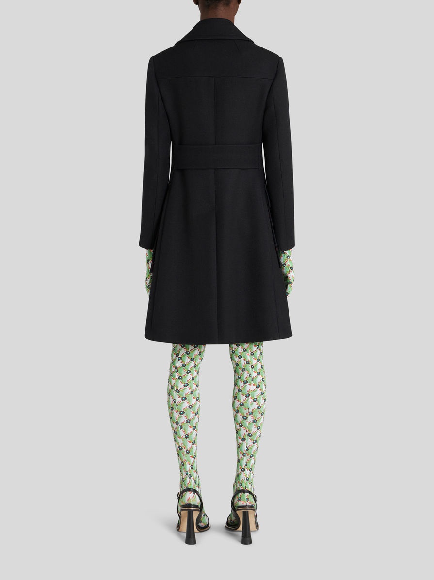 COAT WITH FLORAL BUTTONS - 4