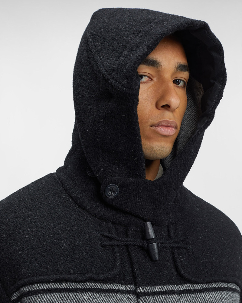 C.P. Duffel Jacquard Striped Coat 4