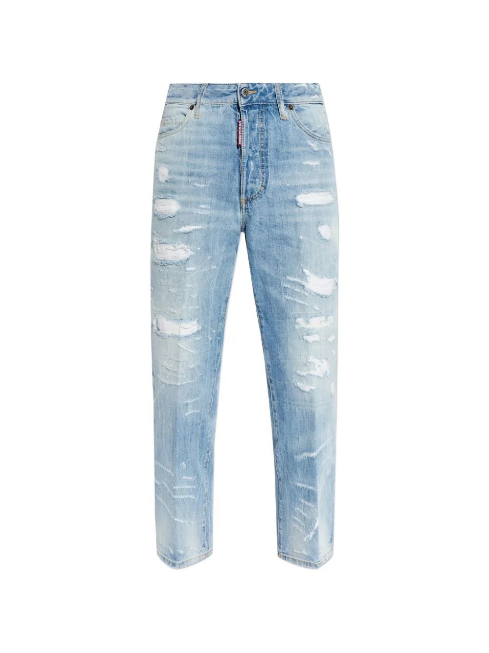 Boston distressed-detail jeans - 1