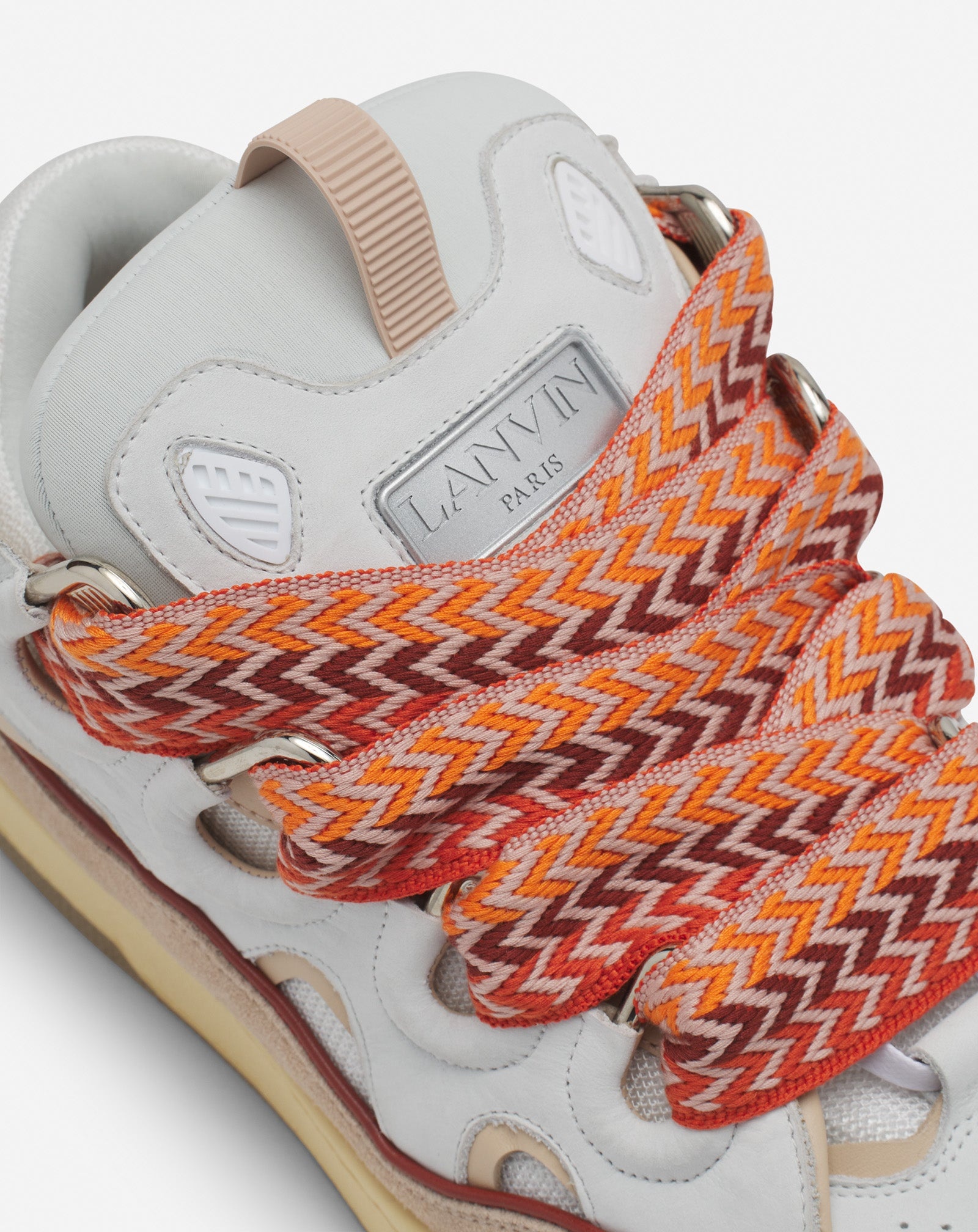 CURB LEATHER SNEAKERS - 5