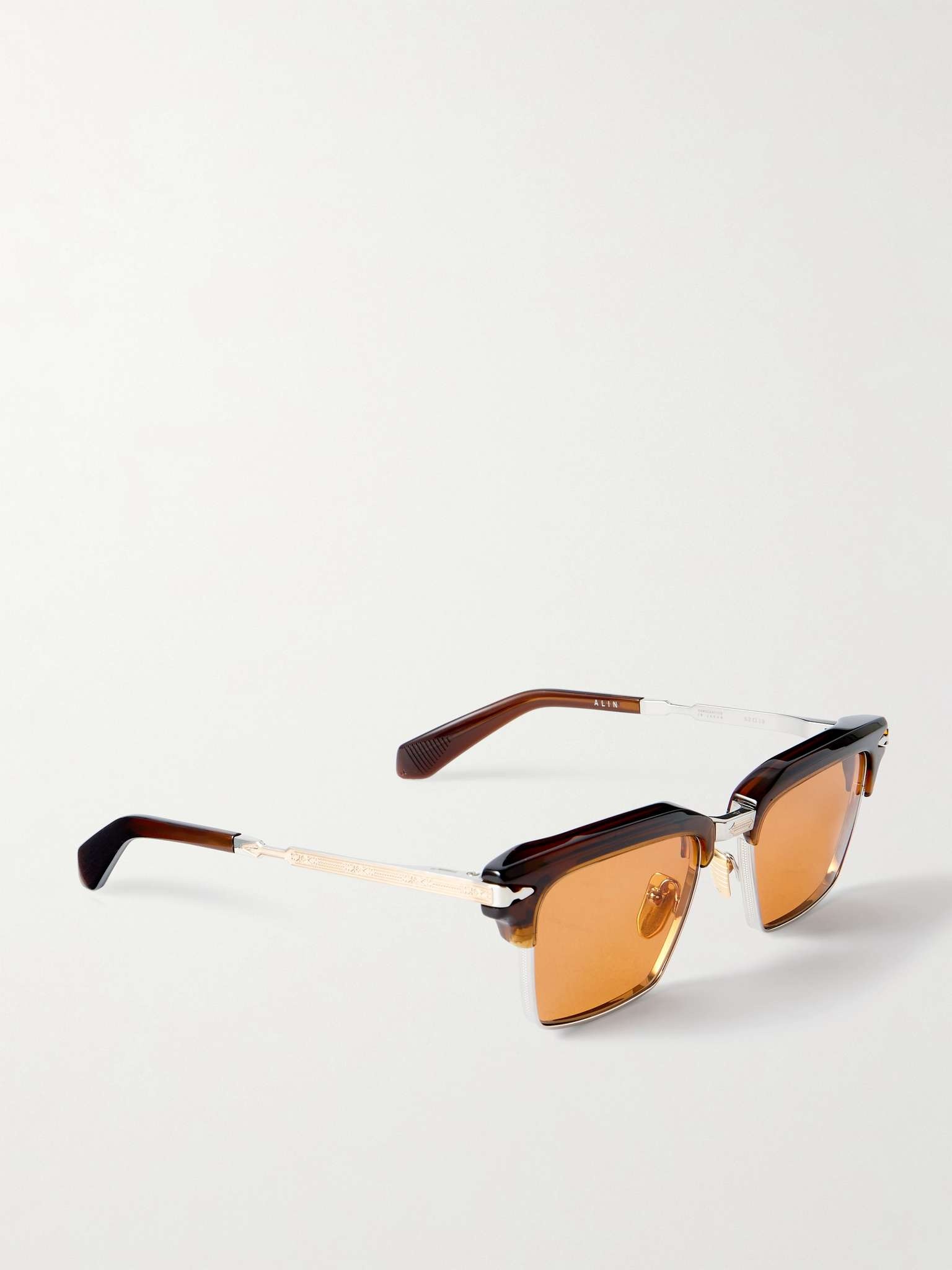 Alin D-Frame Silver and Gold-Tone and Acetate Sunglasses - 2
