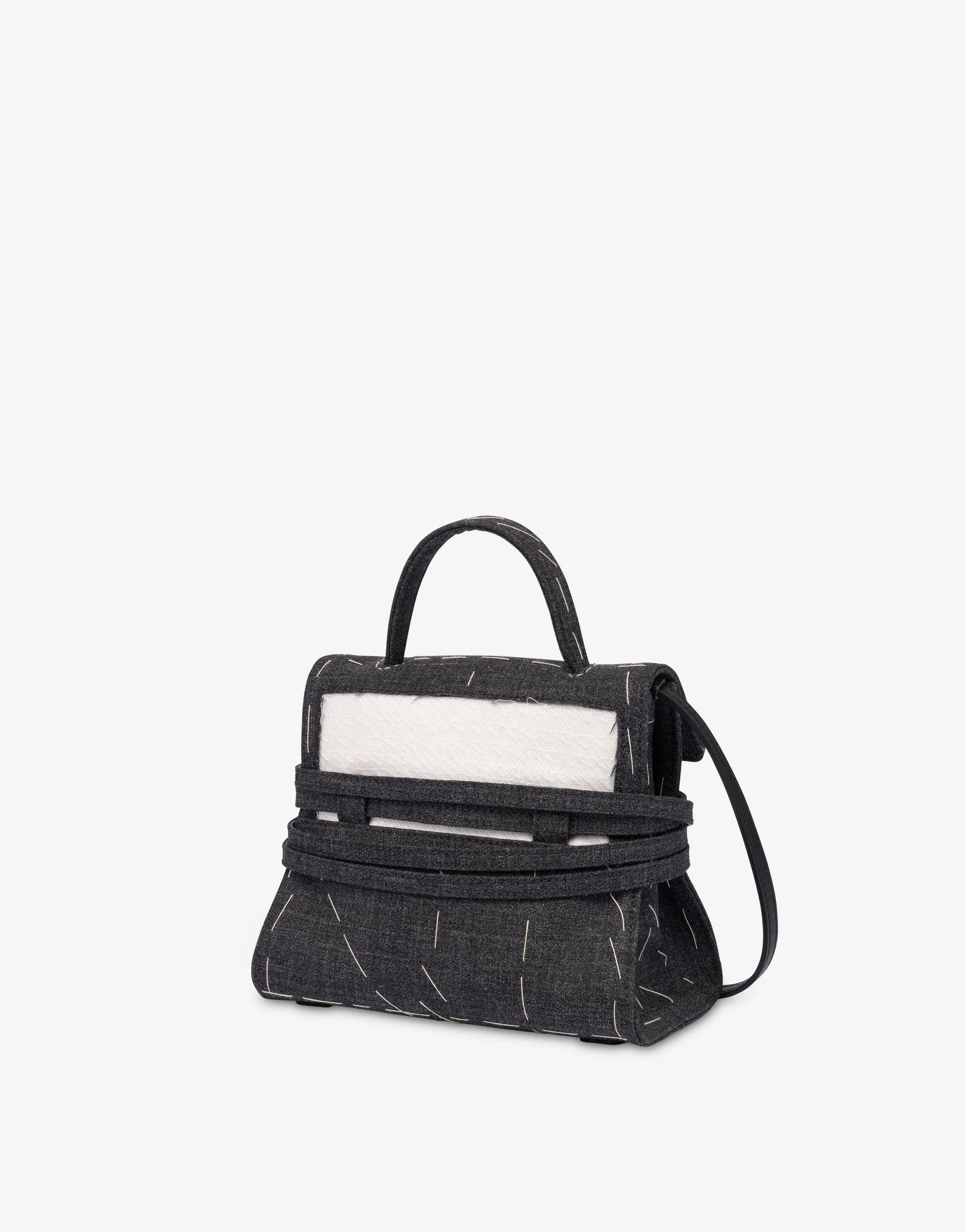 MOSCHINO TIE ME SMALL HAND BAG - 1