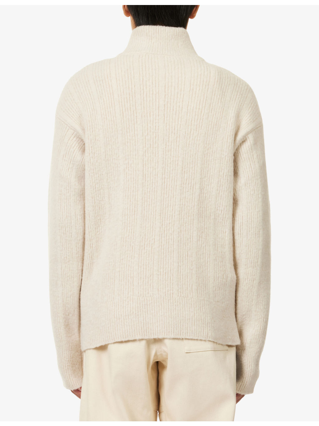 Mended Turtleneck Wool And Cashmere Jumper - 4