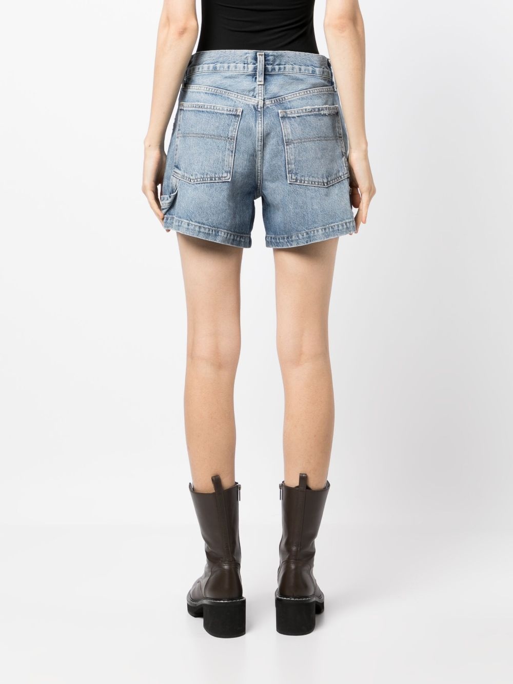 Magda denim short shorts - 4