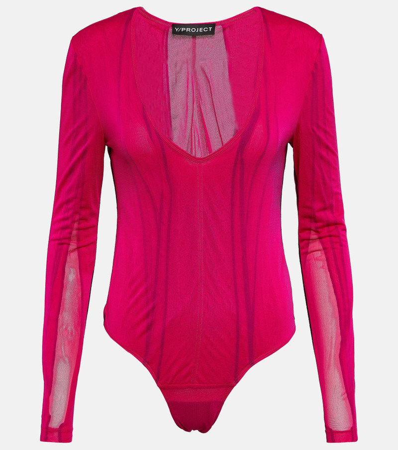 Semi-sheer bodysuit - 1