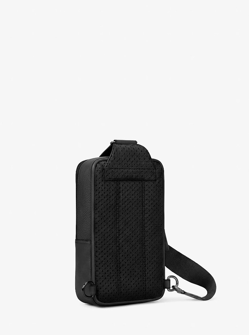 Cooper Medium Pebbled Leather Sling Pack 3