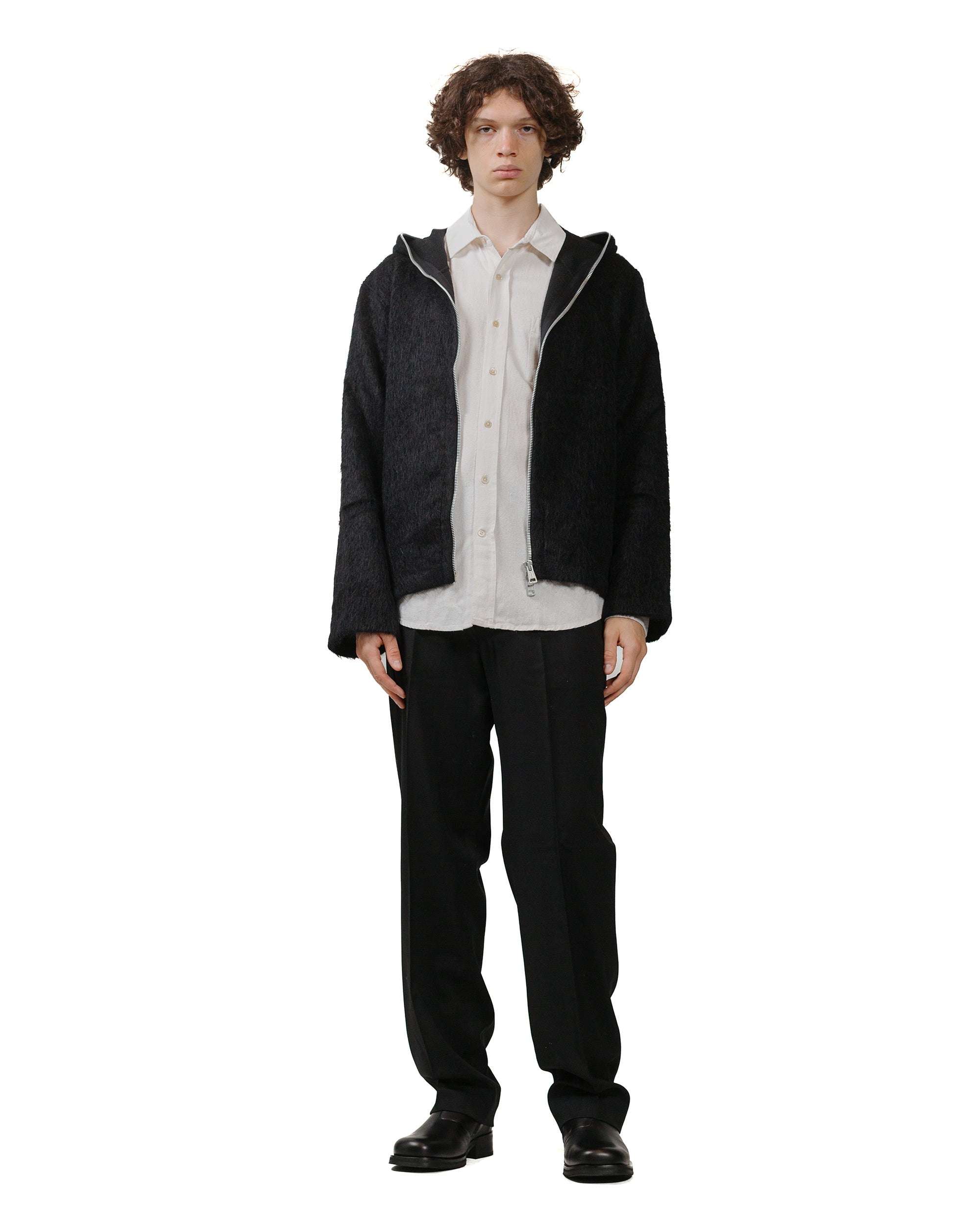Chino 22 Black Worsted Wool - 4