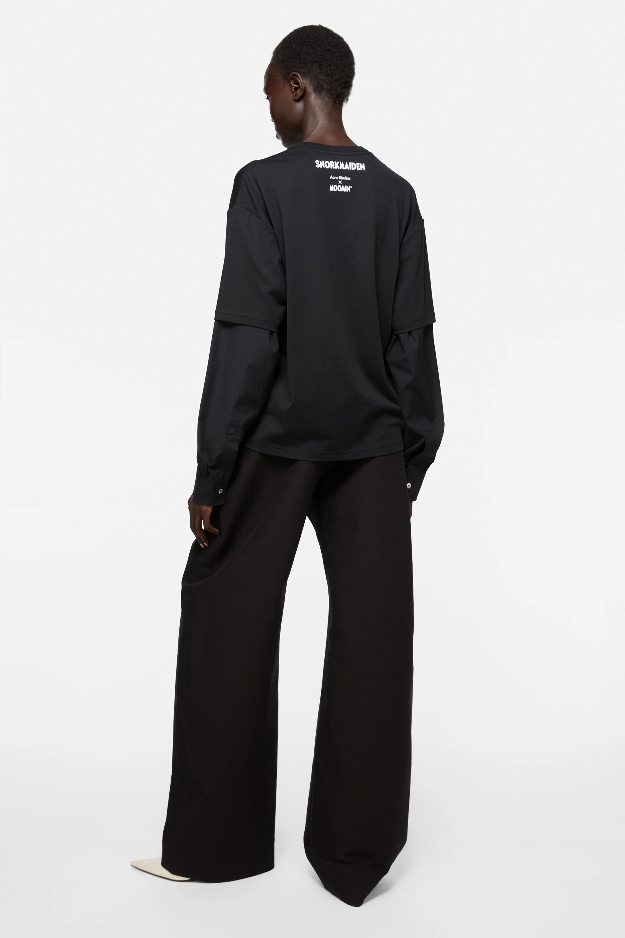 T-shirt Acne Studios x Moomin - All black - 3