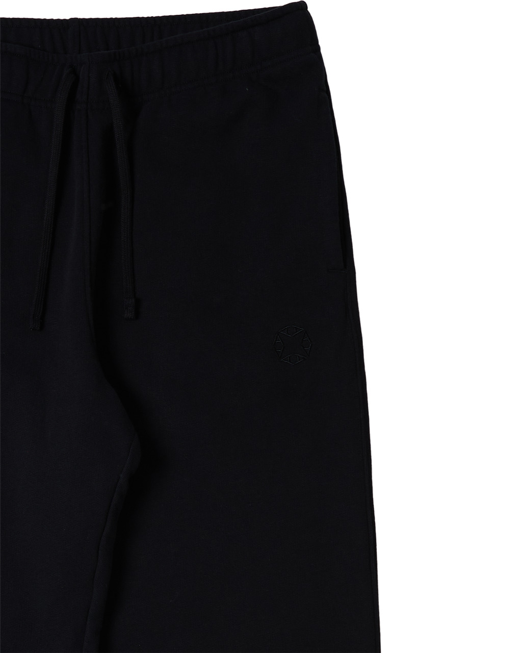 BLACK STRAIGHT LEG SWEATPANTS - 3