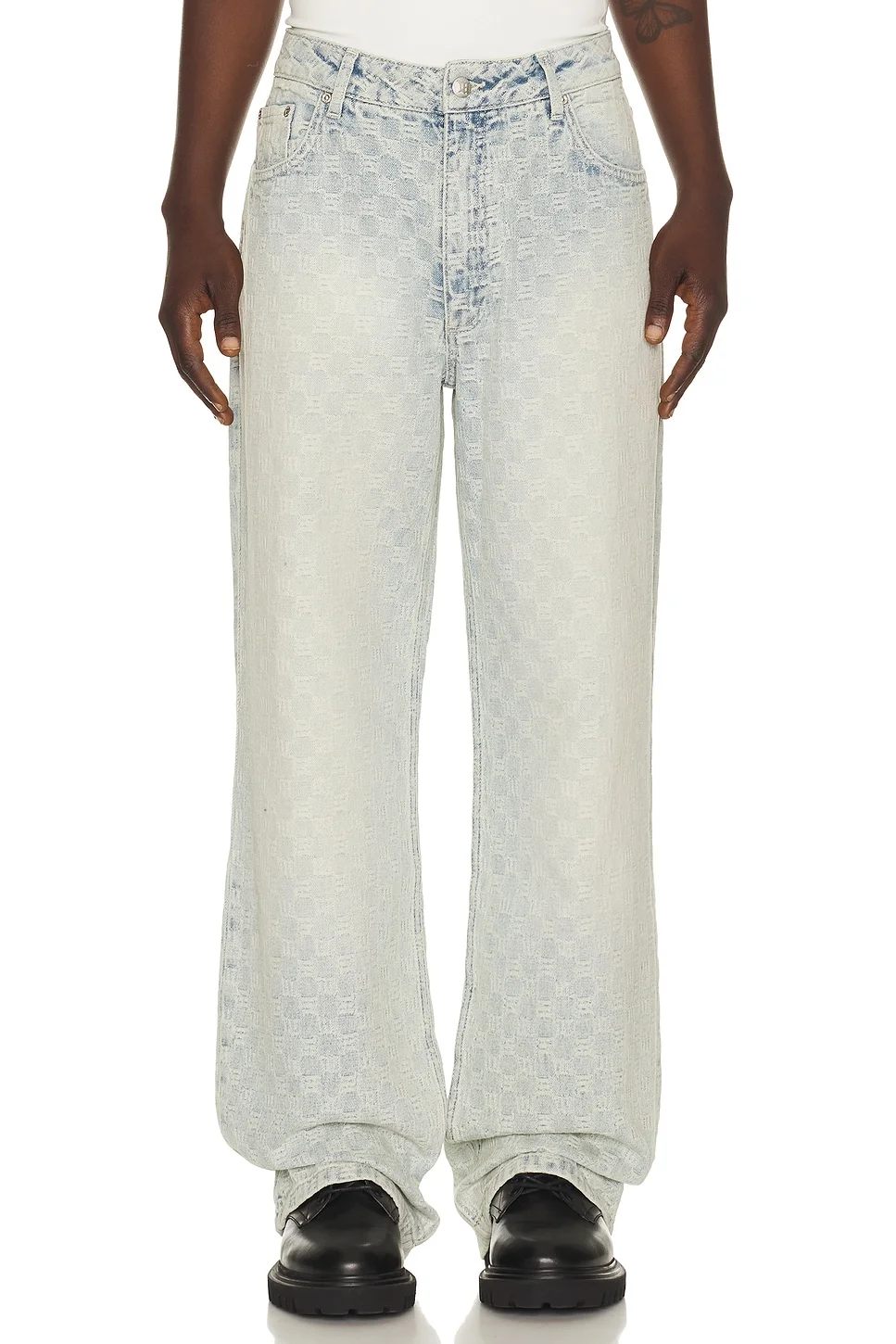 Monogram Ocean Washed Jeans - 1