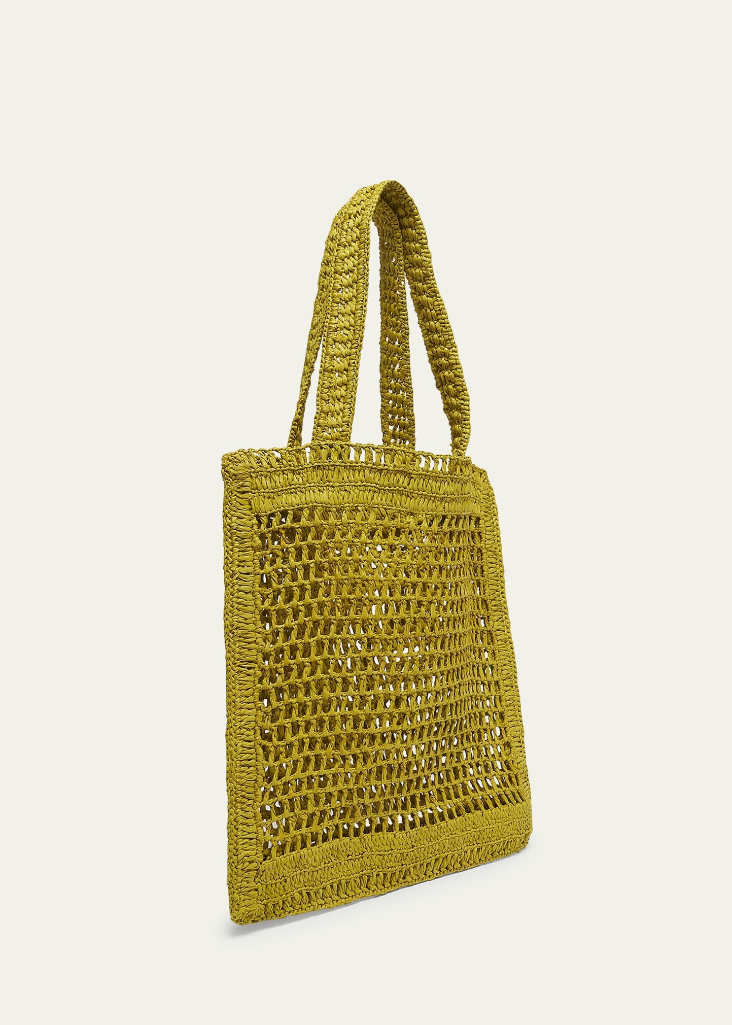 Summer Banana Tote Bag in Crochet Fabric - 3