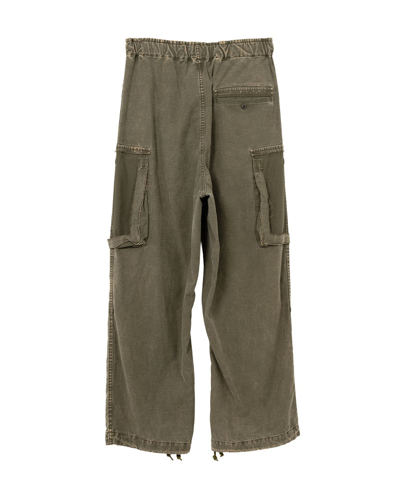 Cotton Satin Cargo Pants 30