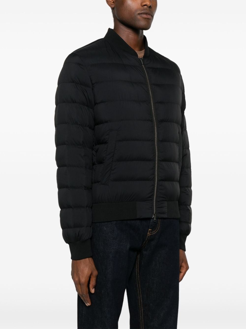quilted padded bomber jacket - 3