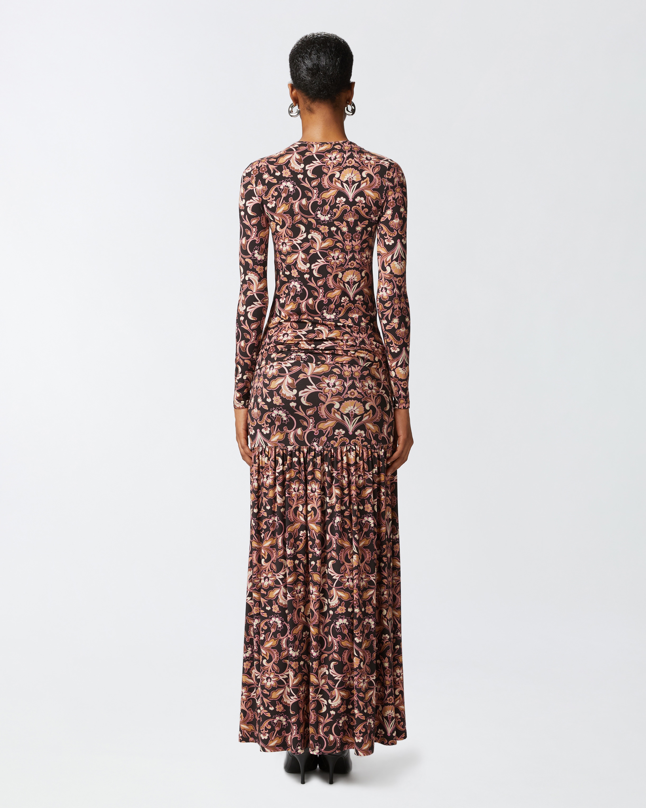 FLORAL PRINT LONG-SLEEVED JERSEY - 4