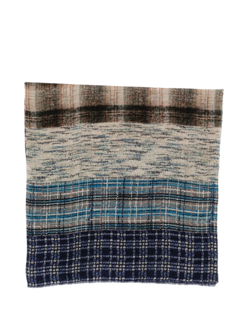frayed-edge scarf - 1