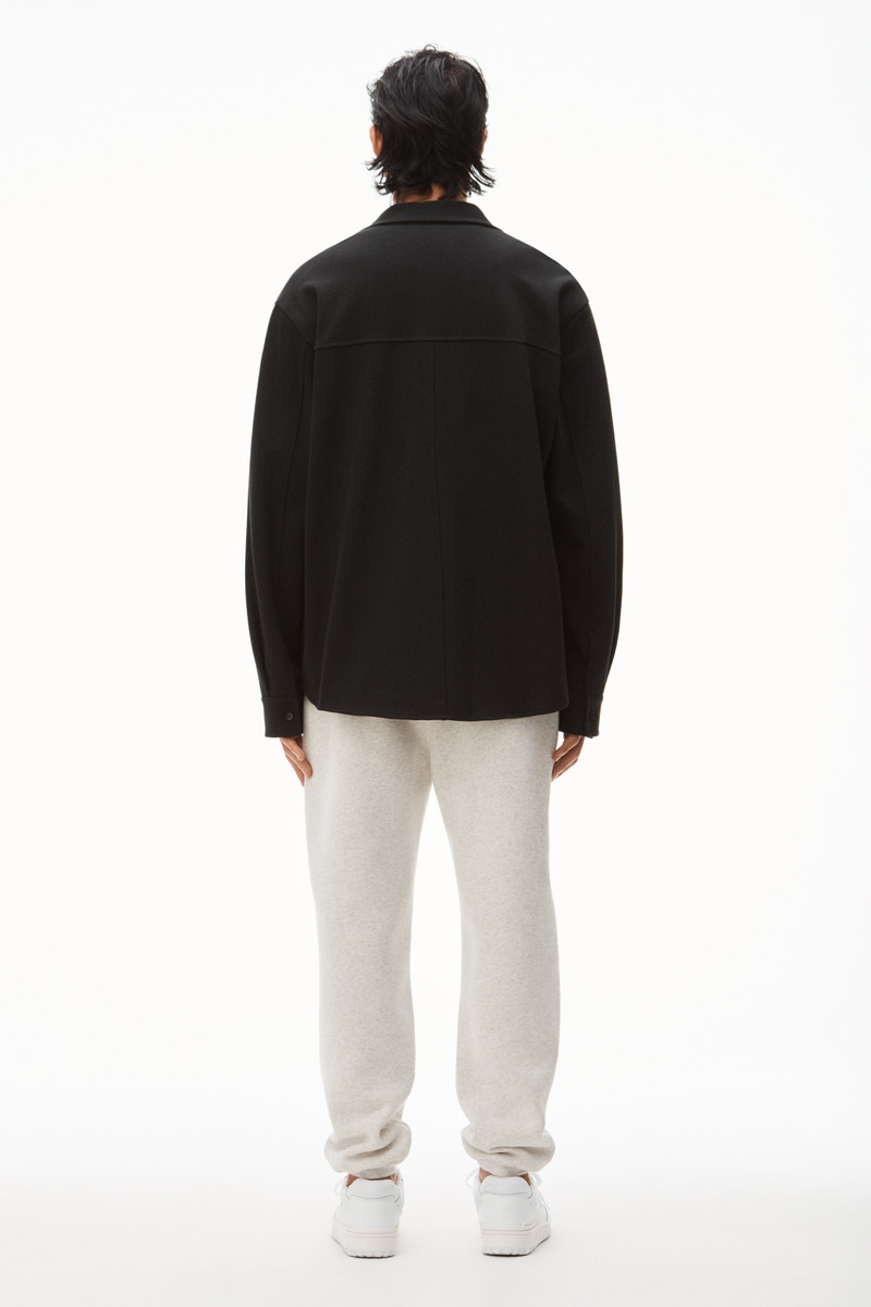 OVERSIZED SHIRT IN COMPACT JERSEY 5