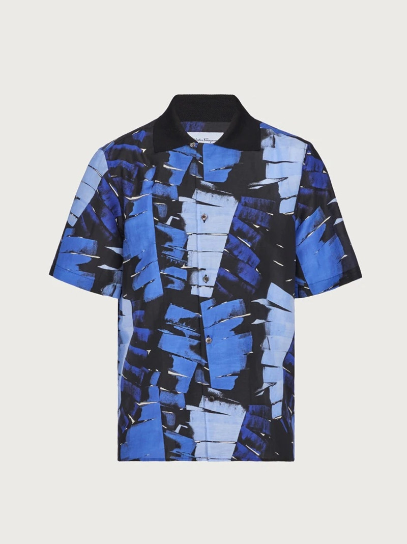PALM PRINT BOXY FIT SHIRT 1