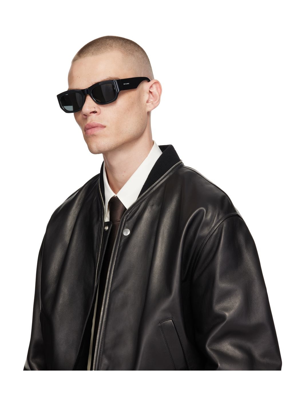 SAINT LAURENT Black SL 713 Sunglasses | REVERSIBLE