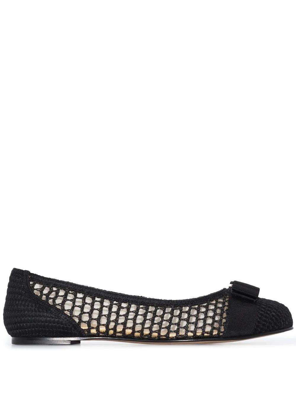Varina bow-embellished balleria shoes - 1