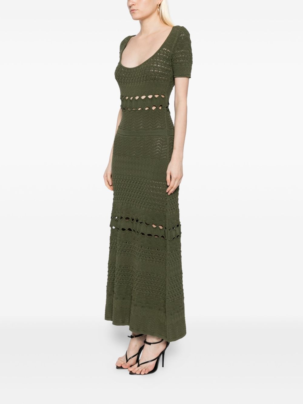 cut-out midi dress - 3