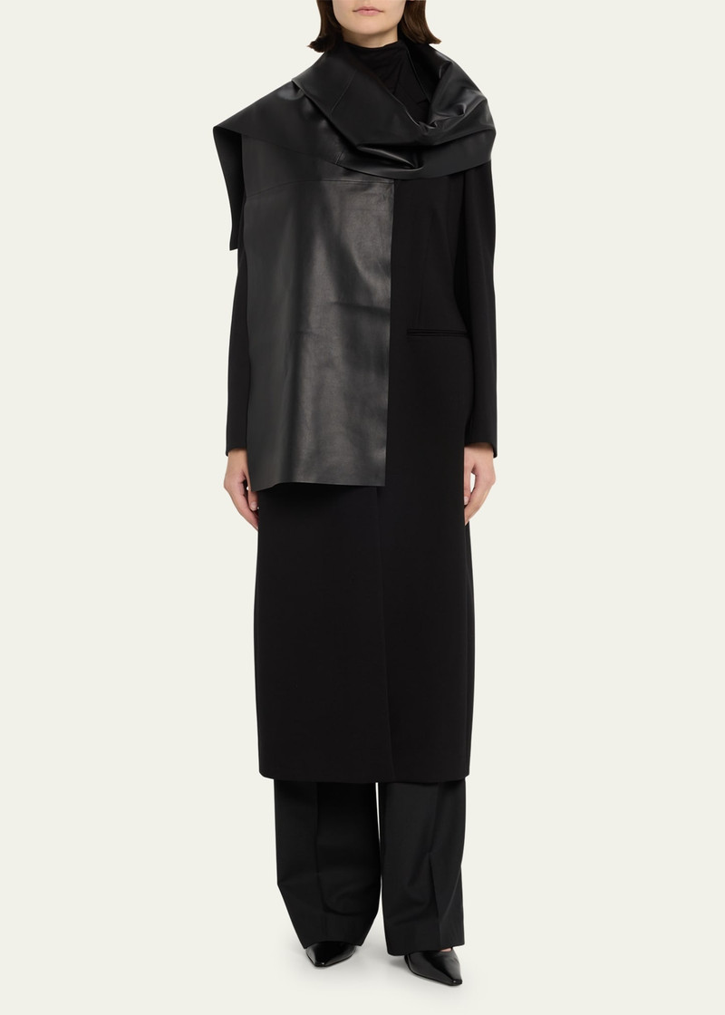 The Row Billie Leather Scarf outlook