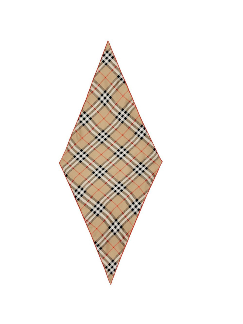 Burberry check scarf outlook