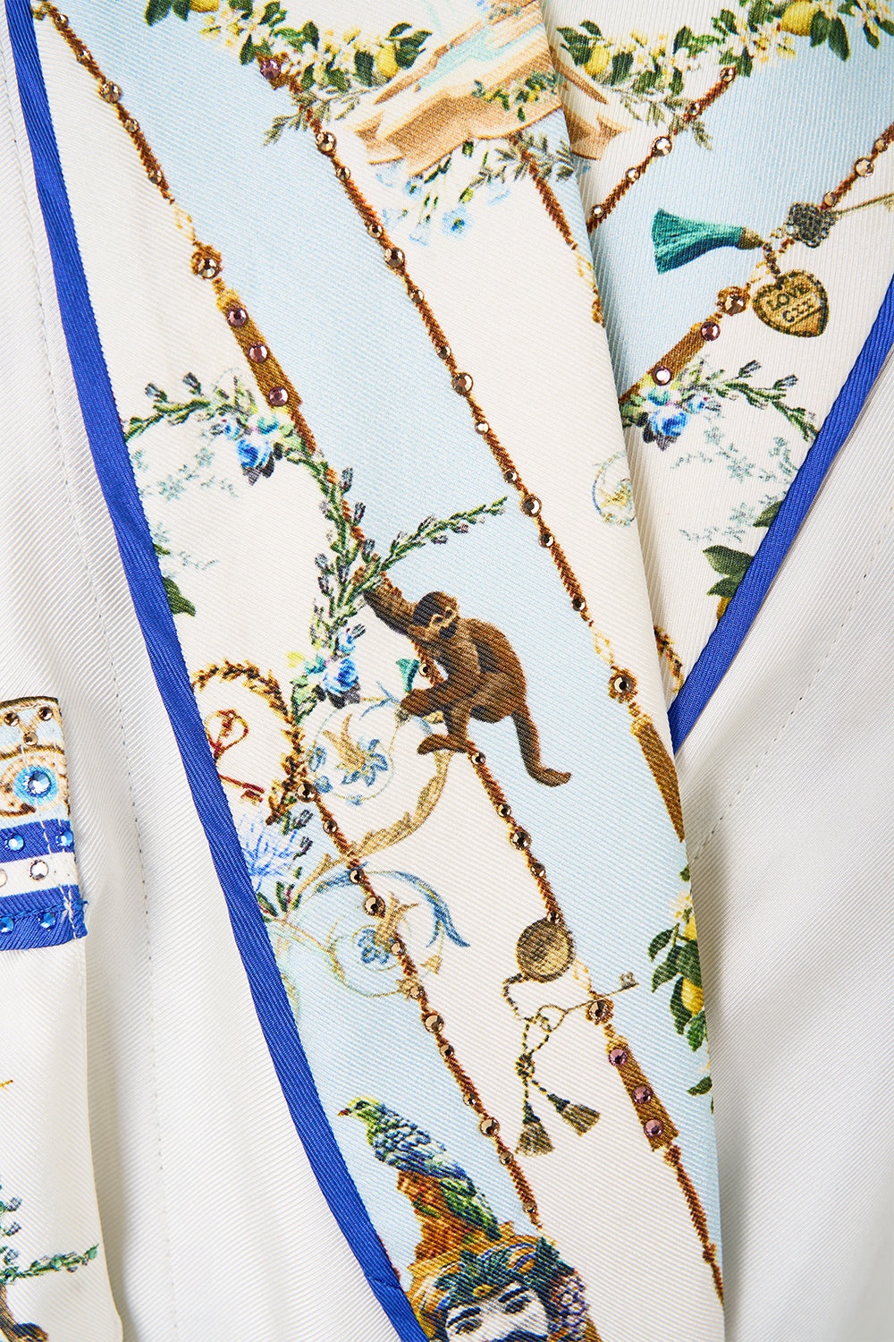 LONG ROBE WITH TIE - 7