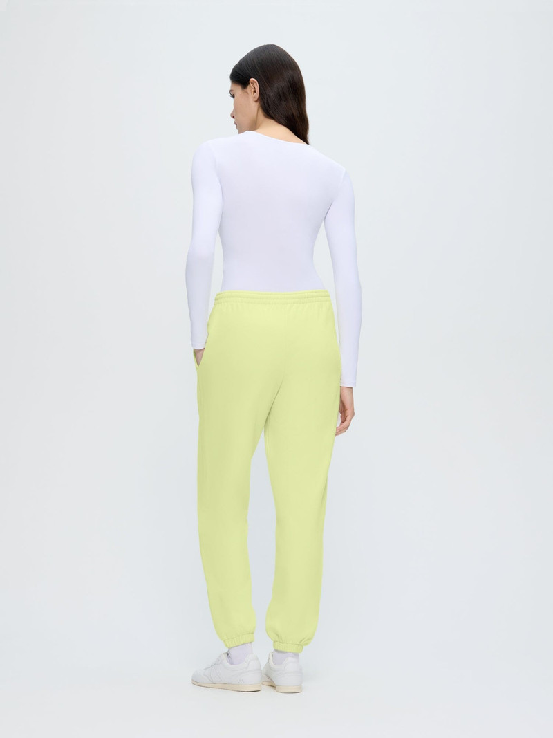 Womens 365 Midweight Track Pants - Soft Lime 5