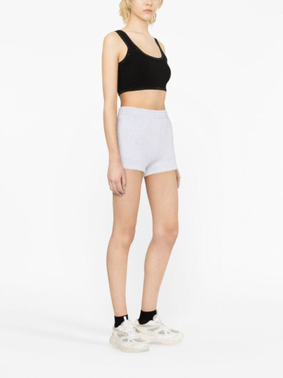 Alexander Wang cotton-blend mini shorts outlook