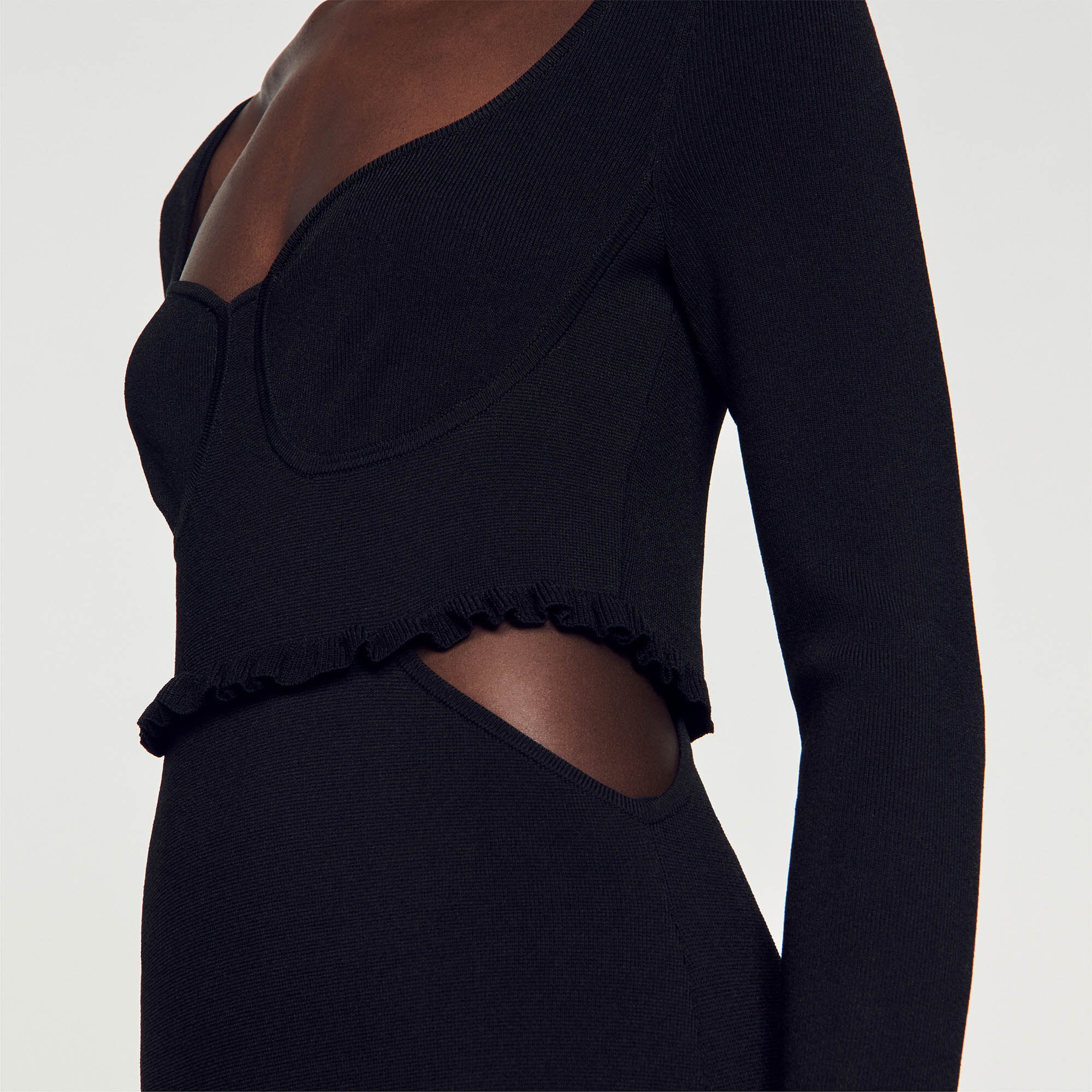 CUTAWAY MIDI DRESS - 4