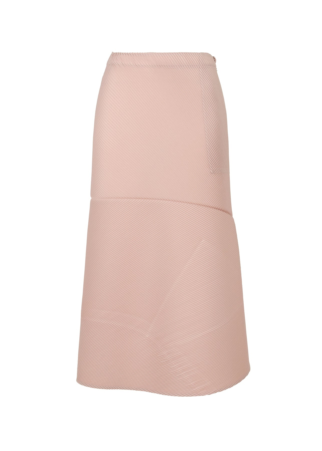 LEATHER LIKE PLEATS SKIRT - 1
