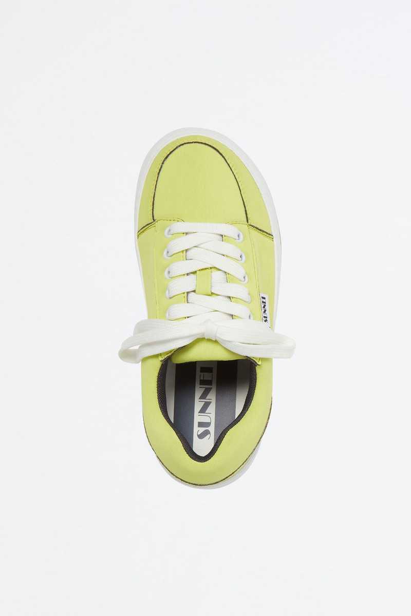 SUNNEI ACID YELLOW NEOPRENE DREAMY SHOES outlook