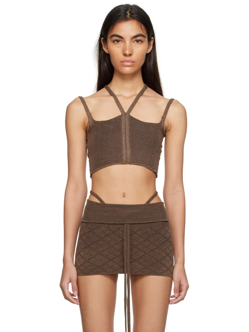 Brown Cali Tank Top 1