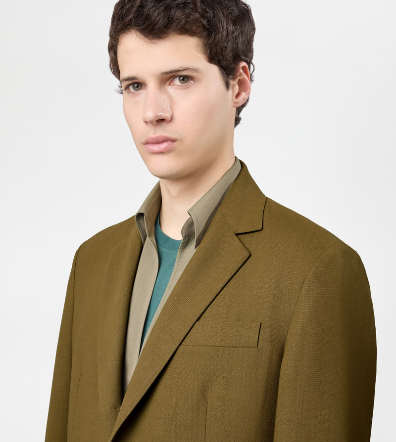 BLAZER IN WOOL - BROWN 5