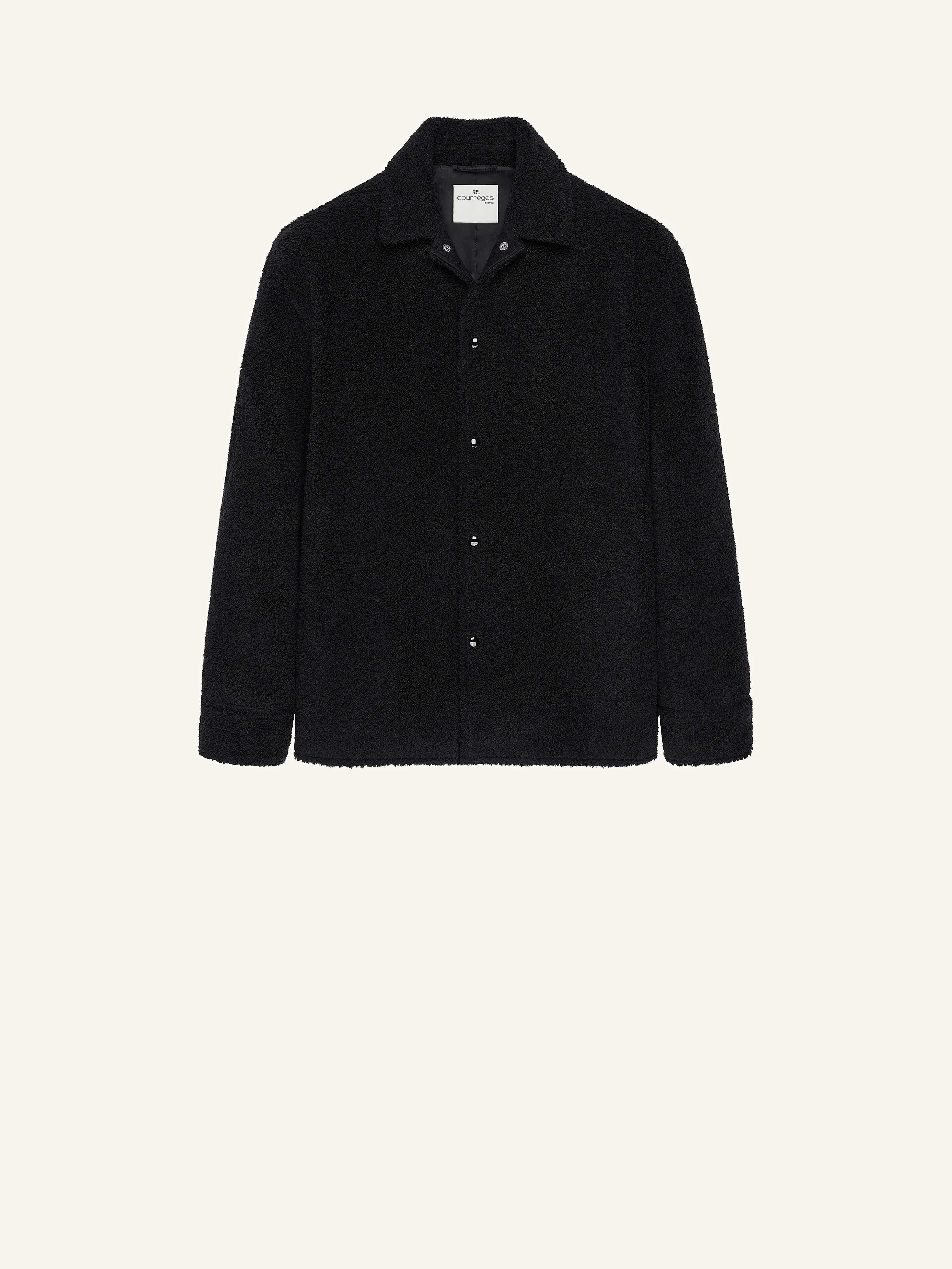 WOOL BOUCLETTE OVERSHIRT - 1